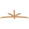 Ekena Millwork Davenport Timber Gable Bracket, Western Red Cedar, 72"W x 30"H x 1 1/2"D x 3 1/2"F, 10/12 Pitch GBW072X30X0204DAV00SWR - alternate 2